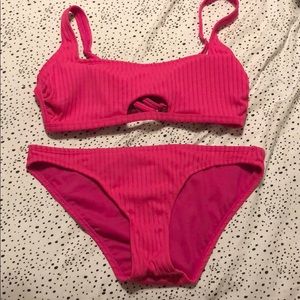 Hot Pink Bikini Set